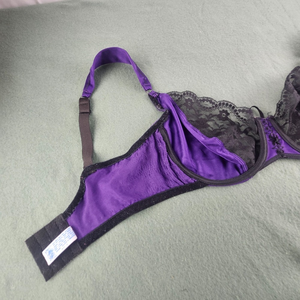 Vintage 90s Maidenform Heartstrings Fairy Corset Bra 34D 5300 Lace Whimsigoth - Picture 6 of 9